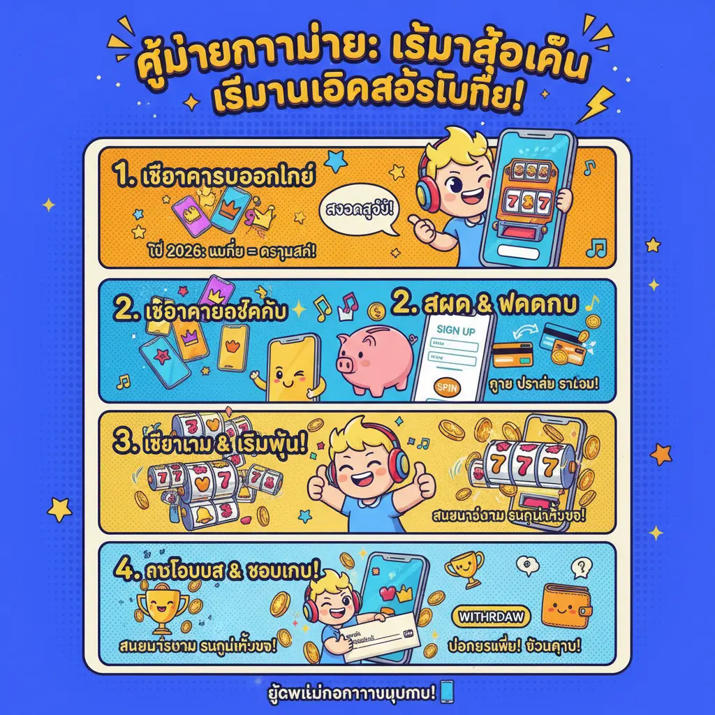 ขั้น ตอน การเล่นสล็อต - ผู้เล่นมือใหม่