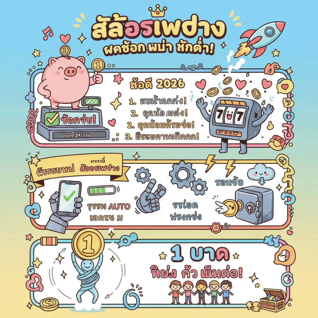 เว็บตรง สล็อต ฝากถอน ไม่มี ขั้นต่ำ 1 บาท ก็ ถอนได้ - สล็อตเว็บตรง