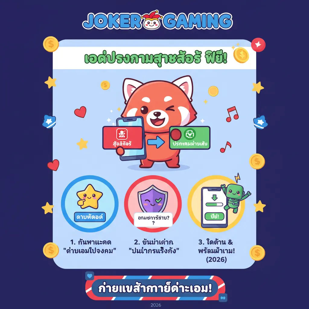 โหลดโปรแกรมสูตรสล็อต ฟรี - Joker Gaming