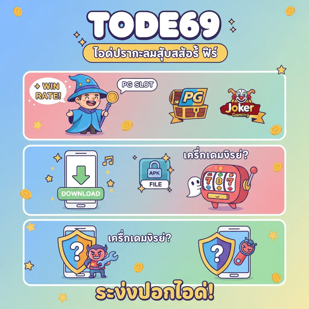 โหลดโปรแกรมสูตรสล็อต ฟรี - TODE69